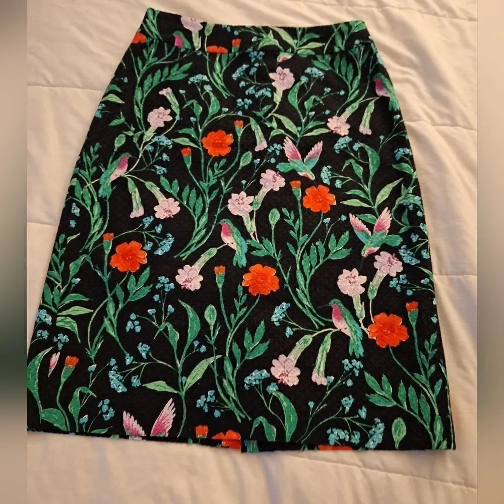 Kate Spade Sz 4 floral pencil skirt